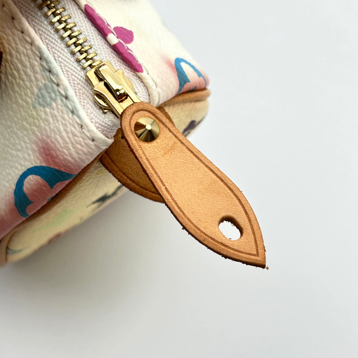 Louis Vuitton LV Mini Speedy Monogram Multicolor Takashi Murakami White