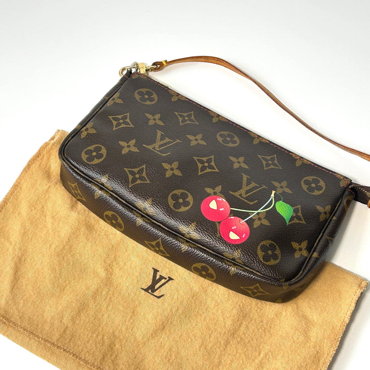 Louis Vuitton Pochette Accessoires Monogram Cherry