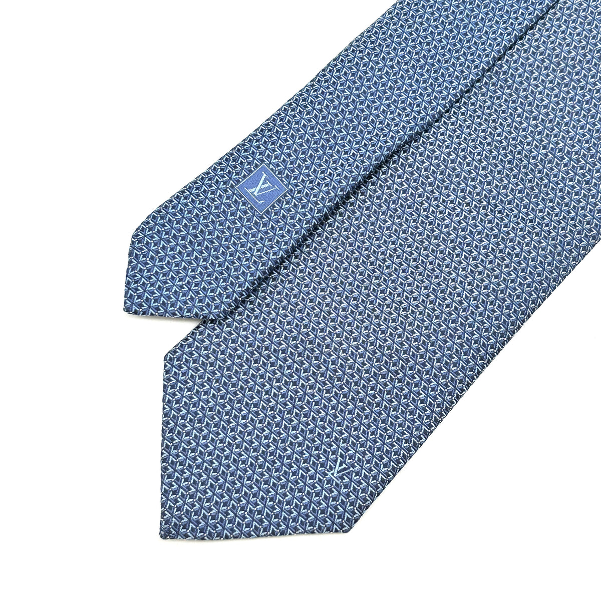 Louis Vuitton Monogram Silk Tie Diamond V