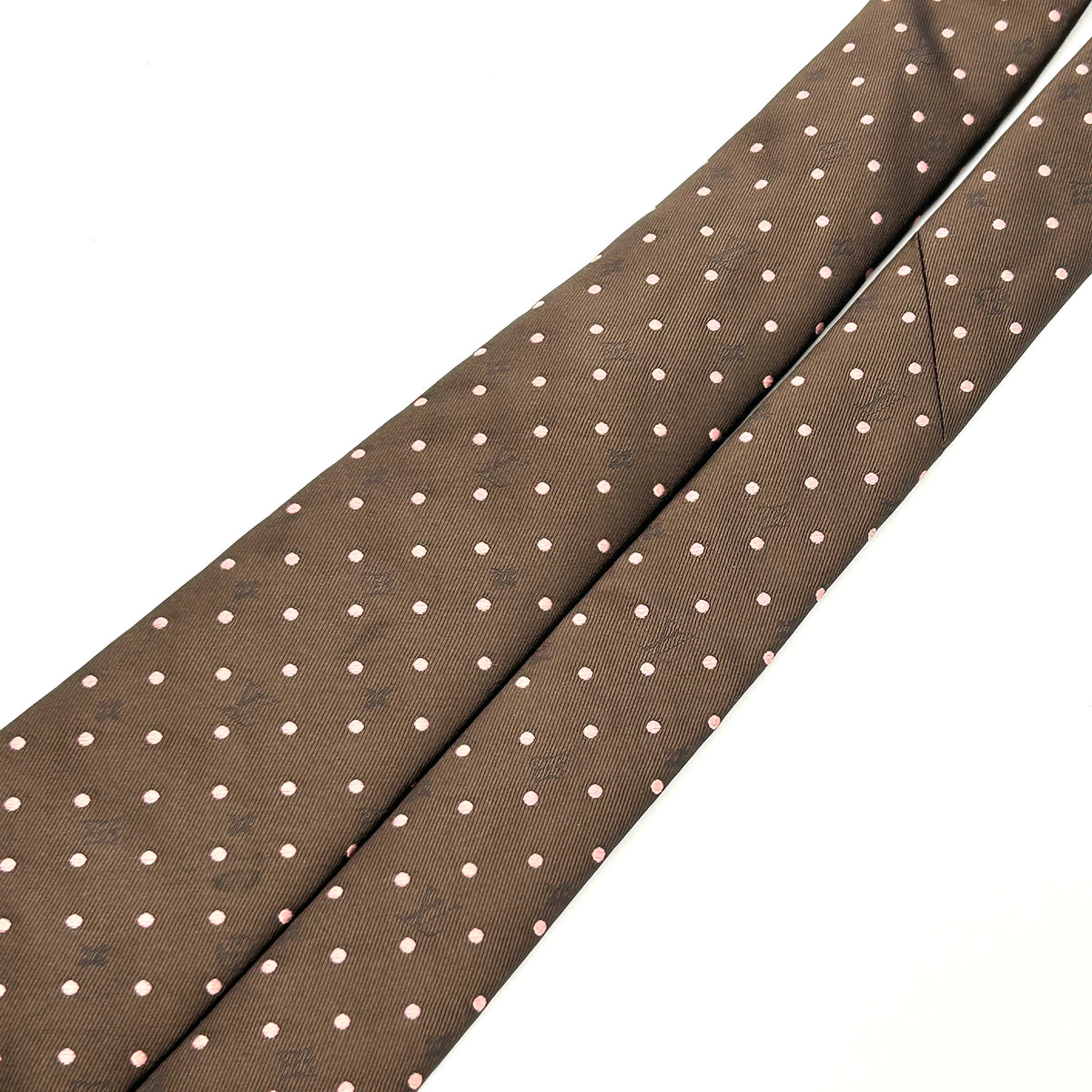 Louis Vuitton Silk Tie Polka Dot Brown