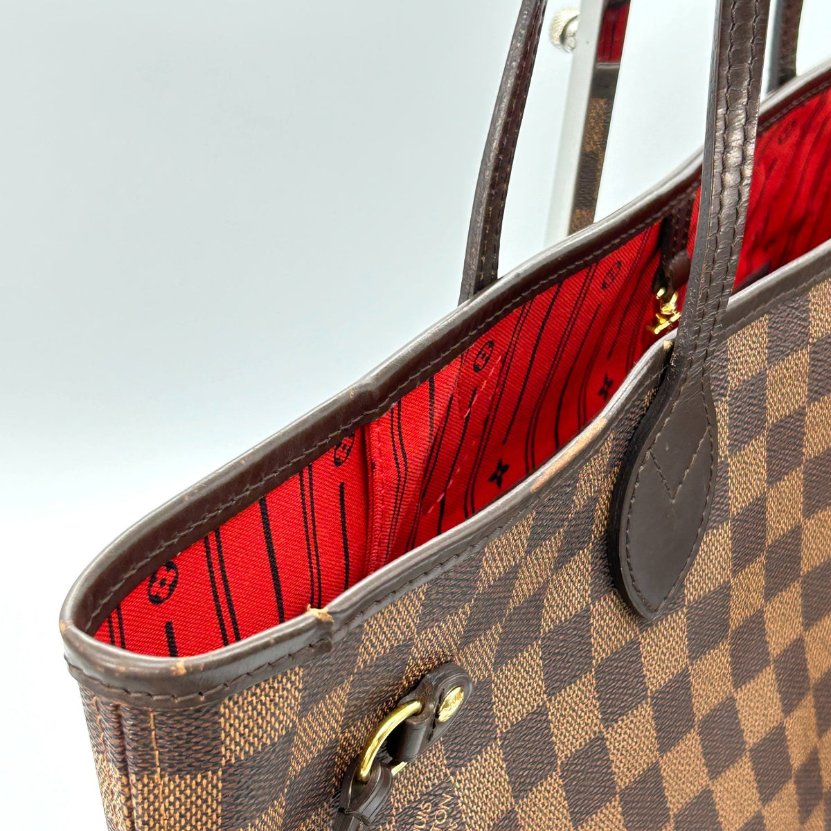 Louis Vuitton Neverfull MM Damier Ebene Rank A