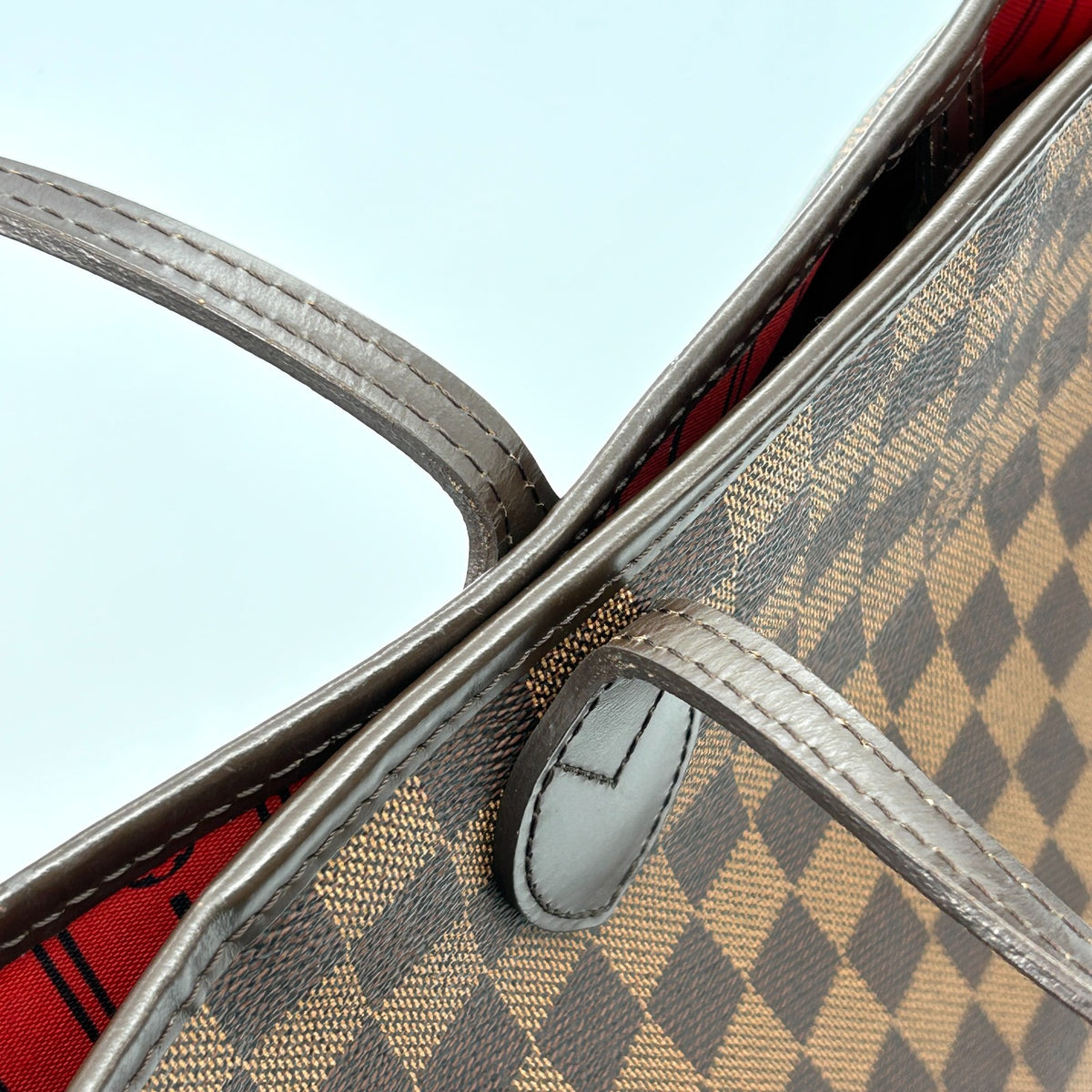 Louis Vuitton Neverfull MM Damier Ebene Rank A