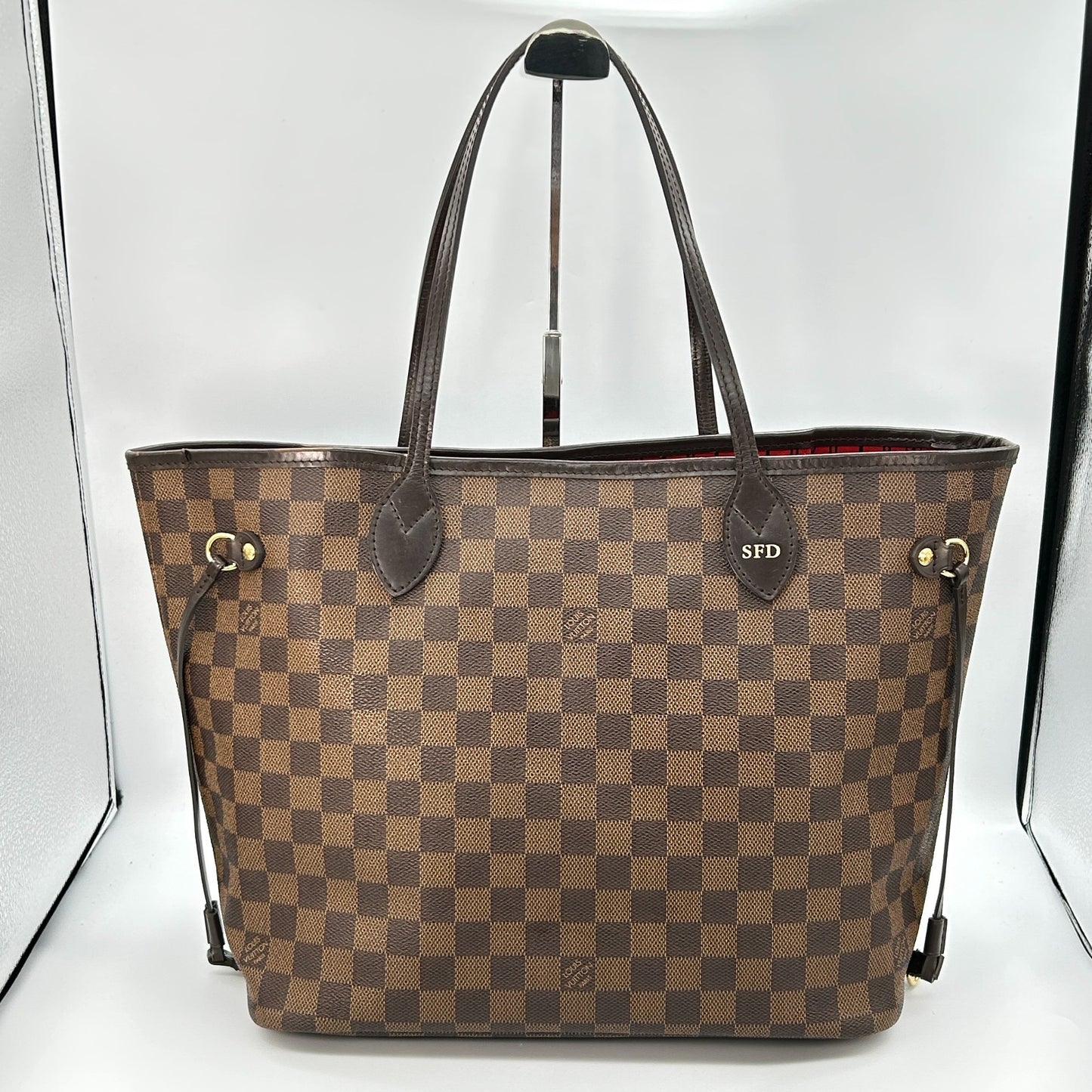 Louis Vuitton Neverfull MM Damier Ebene Rank A